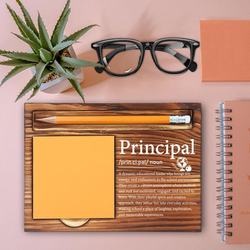 MFOMFO Principal Thank You Gifts for Women, Principal Appreciation Gifts for Women, Principal Gifts from Student, Principal Gifts Ideas, Principal Gifts Funny Office Self-Stick Note Pad Holders-LBB24 - Image 2